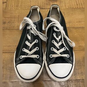 Converse Black and White Kids Sneakers Size 2
